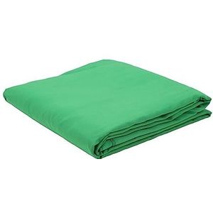 Virtueel Achtergrondscherm, Opvouwbare Polyester Katoenen Achtergrond, Herbruikbaar voor Thuis (GREEN)