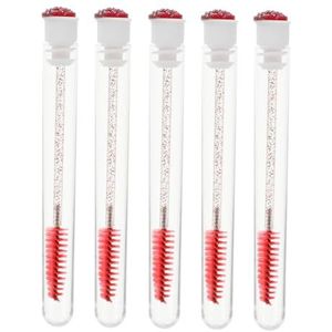 20 stks Wimper Borstel Tube met Glitter Wimper Extensions Make-up Wenkbrauw en Wimper Kam Applicators voor Mascara en Oogmake-up