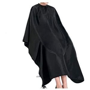 IC Collection FRISEURUMHANG haaksluiting, ademend, waterafstotend, 126x146cm, zwart, zwart