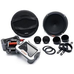 Hertz MPK 165P.3 – 2-weg componentensysteem 165 mm met 29 mm tweeter, 3 ohm impedantie, passief zacht en beschermrooster voor hifi-auto-installaties
