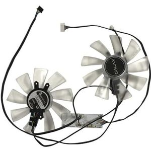 2 stuks/set GPU-videokaartventilator voor KFA2 RTX 2070 2080 Super EX (1-Click OC) grafische VGA-koeling FY10015M12LPA