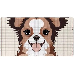 Keukenmat en vloerkleden gedempt, 15,7 x 29,5 inch, antislip waterdichte absorberende olie comfortmat voor keuken, vloer huis, kantoor, gootsteen, wasgoed - cartoon pixel hondenpatroon