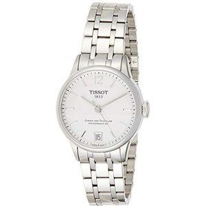 Tissot Heren Stalen Armband & Koffer Automatische Zilverkleurige Wijzerplaat Analoge Horloge T0992071103700