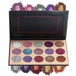 Beauty Glazed Oogschaduwpalet met 15 kleuren, waterdicht