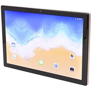 10,1 Inch Dual SIM-tablet 128 GB Opslag 10 GB RAM Desktop Gaming (Goud)