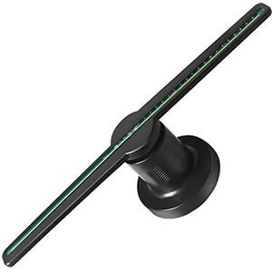 3D-hologram-fankit, 3D Holografische Reclame Machine Aerial Reclame Machine Led Naakte Oogventilator Scherm Stereo Imaging Drijvende Driedimensionale Projector voor winkels, winkels, vakanties(US)