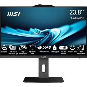 MSI PRO AP242P Alles-in-één desktopcomputer, 14 m FHD IPS-display, 100 Hz, Core i5-14400 processor, barebone