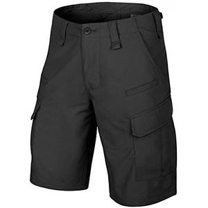 Helikon-Tex Heren CPU Shorts - Polycotton Ripstop - Zwart CPU Shorts - Polycotton Ripstop