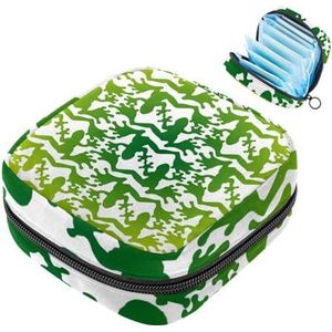 MUOOUM Opbergtas voor maandverband, Japans bloemenpatroon menstruatiecup zakje, draagbaar maandverband opbergzakken vrouwelijke menstruatie eerste menstruatie tas voor tienermeisjes vrouwen dames,