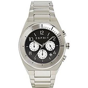 Esprit ES1G157M0065 Strike Chrono horloge herenhorloge 5 bar analoog datum zilver