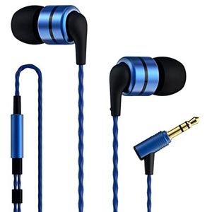 SoundMAGIC E80 Bedrade Oordopjes zonder Microfoon Hifi Stereo Koptelefoon Audiofiele Oortelefoons Geluidsisolerende in-ear Hoofdtelefoon Comfortabele Pasvorm met Geweldige Bas Blauw