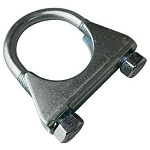 W1 64mm Universele Zadel Stijl U Bolt Klem, Uitlaat Heavy Duty Klem met Moeren x1