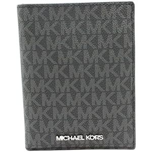 Michael Kors Jet Set Travel Black Travel Passport Wallet, Zwart, Paspoort Portemonnee, zwart, Paspoort Portemonnee