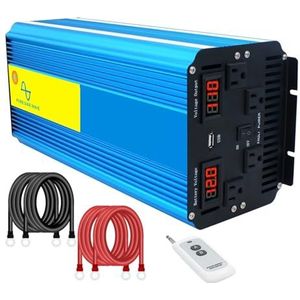 60Hz Omvormer 3000W 4000W 5000W 8000W High Power Auto Converter Slimme Outdoor Camping Transformator Verstrekt Stabiele Betrouwbare Voeding(12V 8000W)
