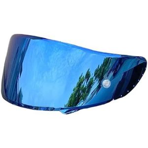 Motorhelm vizier lens, Helmvizier, vervangend vizier for gezichtsscherm for SHOEI RF-1200 CWR-1 NXR X-Spirit Z7 X-14 helmvizier Uv-Cut (basis)(Blue-day Use Only)