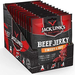 Jack Link's Sweet & Hot Beef Jerky Box of 12 x 70g Packs