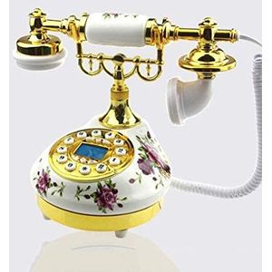Telefoon Thuis Telefoon Hotel Slaapkamer Telefoon Europese Hh-end Keramische Telefoon Thuis Vaste Idyllische Retro Telefoon