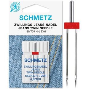 Schmetz 130-705JZWI-4.0-100 naald, metaal, zilver, 4x100