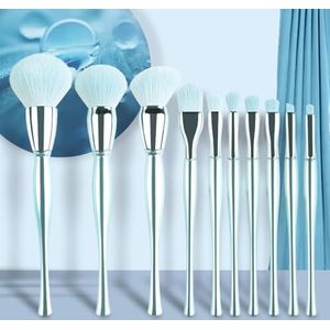 Nieuwe Kleine Man Taille 10 Schoonheid Eye Make-up Borstel Set Borstel Schoonheid Gereedschap Make-up Borstel Set