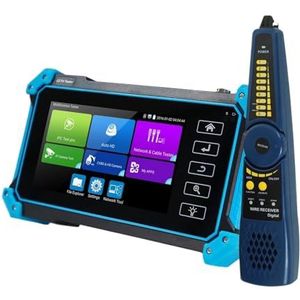 CCTV-tester, CCTV-monitortester, IP CCTV Tester Monitor 5 IN 1 IPC5100C Plus 4K IP 8MP CVI TVI AHD Analoge VGA-ingang Met Kabel Tracer POE PoE-netwerktools(IPC5100C plus)