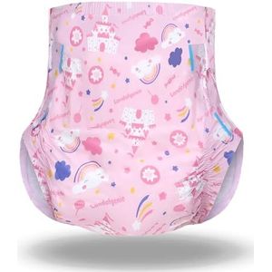 Landofgenie - Volwassen Luiers - Roze - Incontinentie Ondergoed - Grote Overnacht Luiers - 10 Stukken