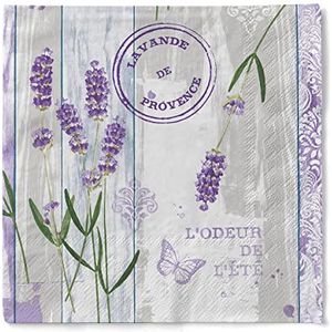 Vlag HORECA Tissue servet Lavinia | absorberende en hoogwaardige servetten voor de lente | 33x33 cm | 100 stuks