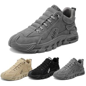 Orthopedische herenschoenen, sneakers zonder veters, breed antislip- en schokabsorberend ontwerp, ademende orthopedische ondersteuning, geschikt voor verschillende situaties(Gray,44 EU)