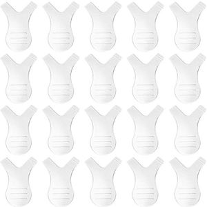 20 Pack Mini Y Vorm Wimpers Borstel, enten Wimpers Lash Lift Borstel Make-up Schoonheid Tool voor Wimper Extension Clean up