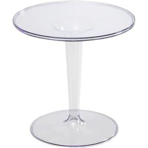 Bijzettafel Woonkamer Eenvoudige Transparante Ins Kleine Salontafel Rond Acryl Kleine Bijzettafel Verplaatsbare Plastic Kleine Ronde Tafel Salontafel Kleine(I)