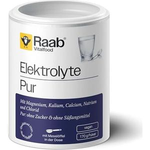 Raab Vitalfood - Pur Elektrolyten - Poeder - 170 g - Zonder Suiker en Zoetstoffen
