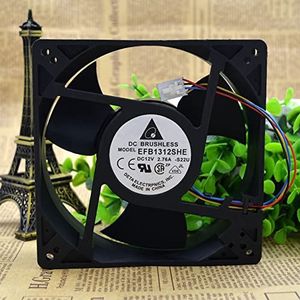 EFB1312SHE 12V 2.76 A 13cm 12738 4Line modified refrigeration cooling fan