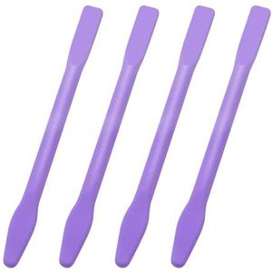 4 Pack Wenkbrauw Wax Sticks Non-Stick Wax Spatel Siliconen Wenkbrauw Wax Stick Waxen Applicator Herbruikbare Harde Wax Sticks Voor Thuis Salon Body Gebruik