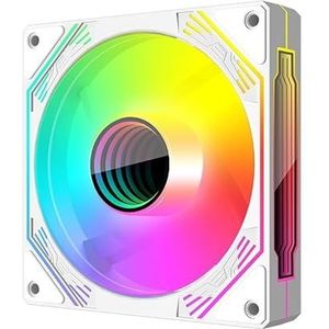 5 V 3Pin ARGB 12 V 4PIN PWM Adresseerbare RGB Case Fan Veelzijdige Infinity Spiegel ARGB Lichteffect 120mm Chassis Radiator 1800 RPM voor Computer Case