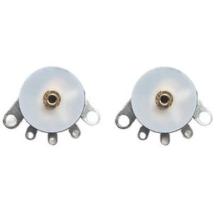 5 stuks RV12MM rechte voeten radiospeler versterker volumepotentiometer met schakelaar 5-pins B1K B5K B10K B50K diameter 12 mm(1K Ohm)