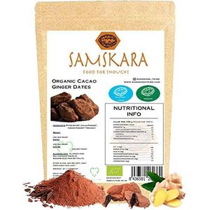 Chocolade dadels gember | Biologische BIO | Dates Choco Ginger | Samskara food for thought (1kg)