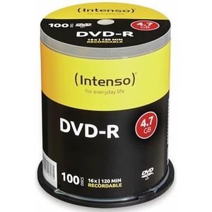 Intenso DVD-R 16x Speed 4,7 GB (100 spindel DVD-onbewerkt)