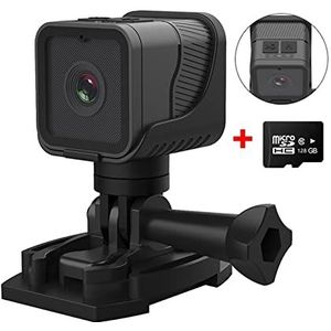 Actiecamera Draadloze Camera Mini DV Camcorder for Vloggen Video Sport 1080P HD Camera Video Surveillance Draadloze Ondersteuning 256G(Camera add 128G)
