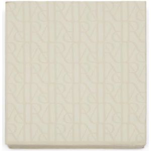 Riviera Maison RM Monogram Luxury Paper Napkin - papieren servetten - 20 stuks - papier - vlas - (LxBxH) 20x20x3,5