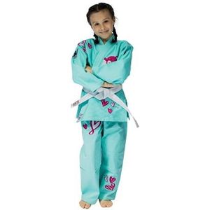 Uone | Judo pak | 350gsm voor meisje (torquoise, 100)
