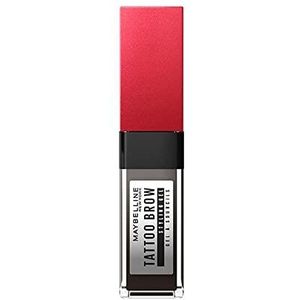 Maybelline Wenkbrauw Gel Tint, Waterdicht en veegbestendig, Langdurige Peel Off Tint, Semi Permanente Brow Gel, Tattoo Brow 36hr, Zwart Bruin