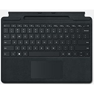 Microsoft Surface Signature Keyboard, zwart, compatibel met Surface Pro 8, Pro 9 en Pro X (Azerty-toetsenbord)