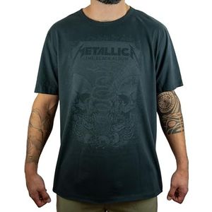 Versterkte mannen Metallica-The Black Album T-Shirt