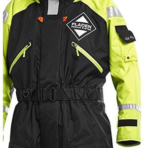 FLADEN RESCUE SYSTEM Onderdompeling Zwart en geel Flotation Suit Drijfvermogen EN 393/ISO-15027-1 gecertificeerd (klein - 40-60kg - borst 118cm) [22-845XYS]