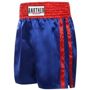 ARIASS Muay Thai Shorts, MMA Boxing Shorts met trekkoord, Gym BJJ Grappling Kick Cage Fighting Training Kleding Unisex (Color : Blue2, Size : XXX-Large)