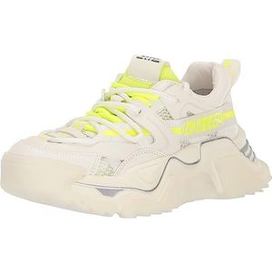 Steve Madden Women's Power Sneaker, White, 10