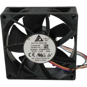 1 stuk FFB0812XH 8025 80 mm 80 x 80 x 25 mm DC 12 V 2 A 4-pins krachtige PWM-ventilator voor servers