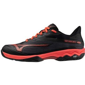 Mizuno Wave Exceed Light 2 Ac Sneaker voor heren, Zwart Stralend Rood, 42 EU