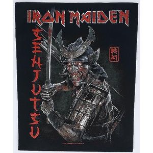 Iron Maiden Senjutsu Embleem zwart-rood 95% katoen, 5% polyester Band merch, Bands