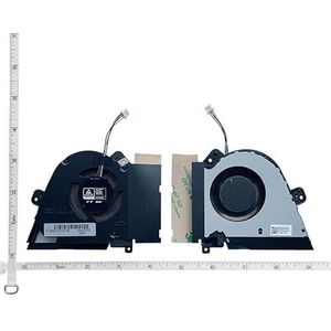 12V CPU GPU-ventilator voor ASUS TUF voor Dash F15 FX516 FX516P FX516PE FX516PR FX516PC FX516PM Air RTX3070 13NR0760P01011 13NR0760P02011(GPU)