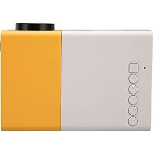 Draagbare Projector, 200 Lm Ingebouwde Luidsprekers Mini-filmprojector 100‑240 V Voeding 5 V 2 A voor Pc (EU-stekker)